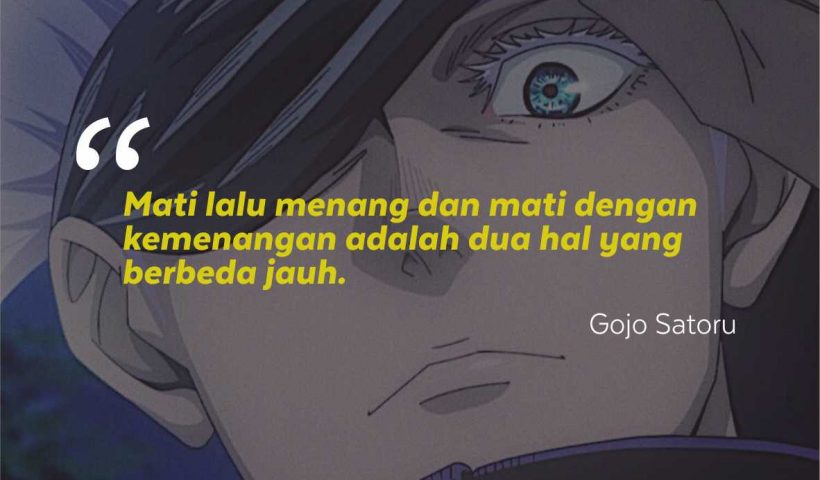 Kata-Kata Mutiara Gojo Satoru