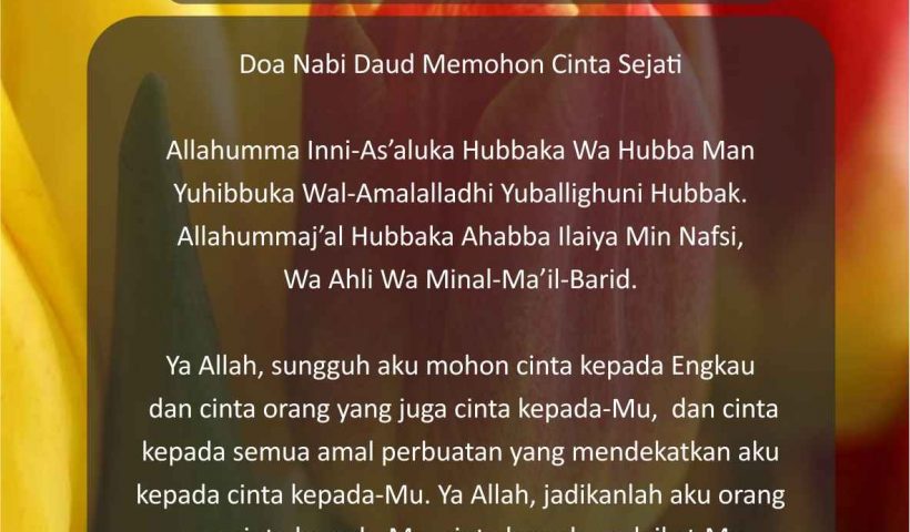 Doa agar dia merindukan kita