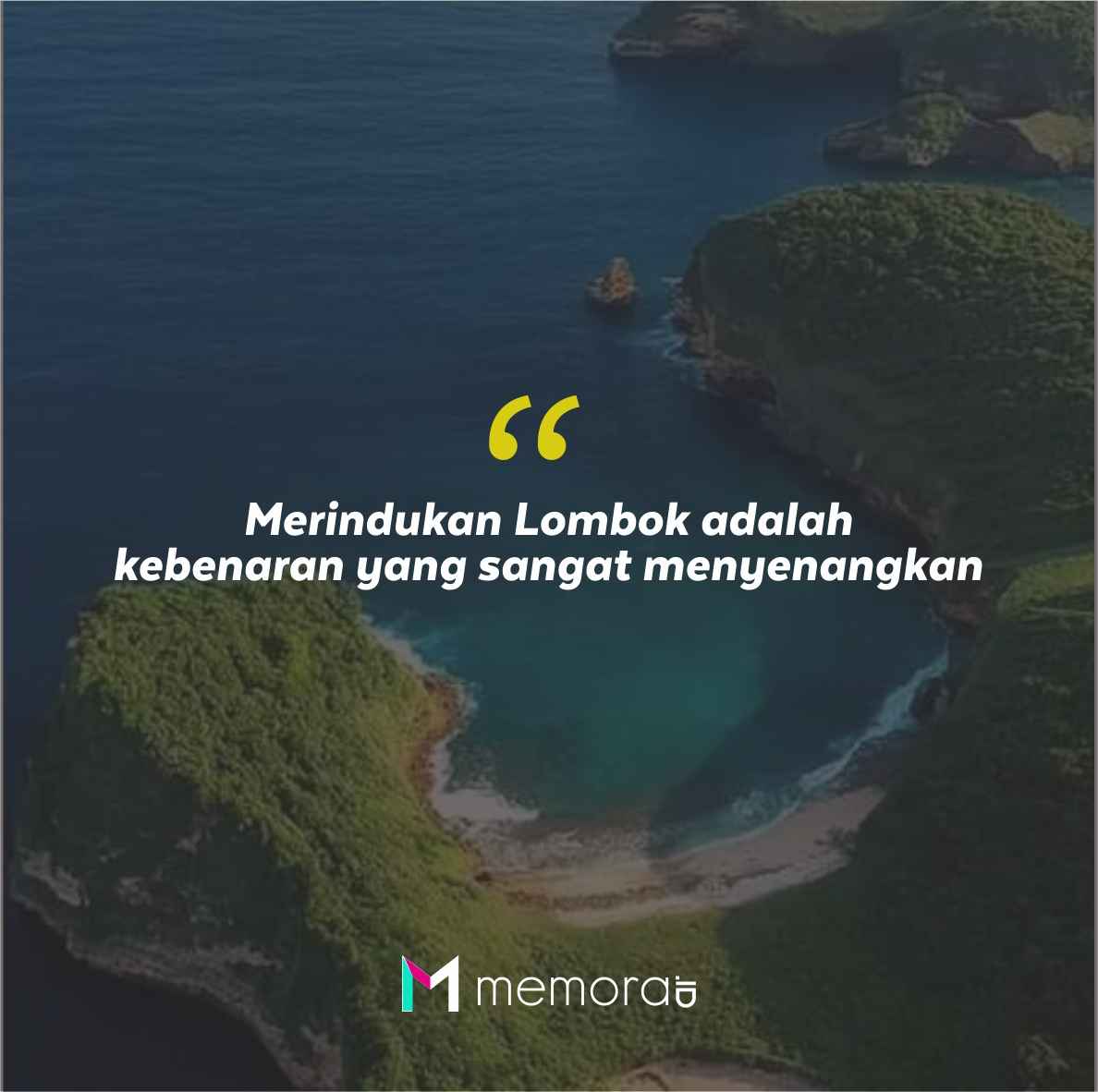 Quotes Aesthetic Tentang Lombok dan Kata-Kata Mutiara Liburan di Lombok