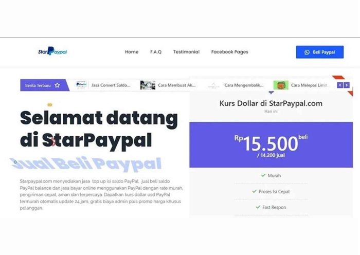 Starpaypal.com : Solusi Cepat untuk Jual Saldo Paypal dan Jasa Convert Paypal
