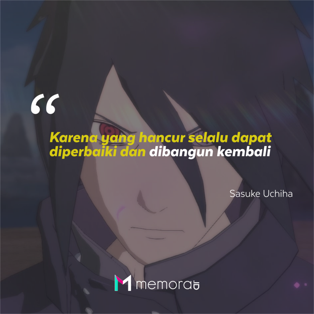 25 Kata Kata Mutiara Sasuke Uchiha