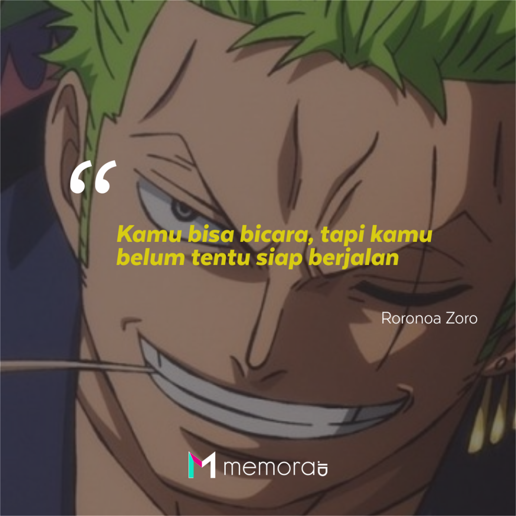 25 Kata Kata Mutiara Zoro One Piece Penuh Makna Perjuangan Memorable With Us