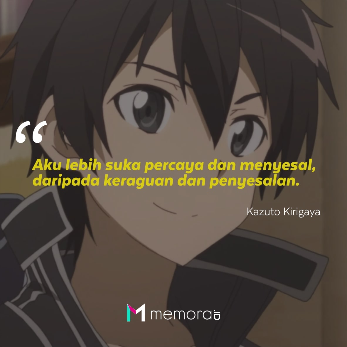 60 Kata  kata  Bijak  Sword Art  Online Penuh Makna 