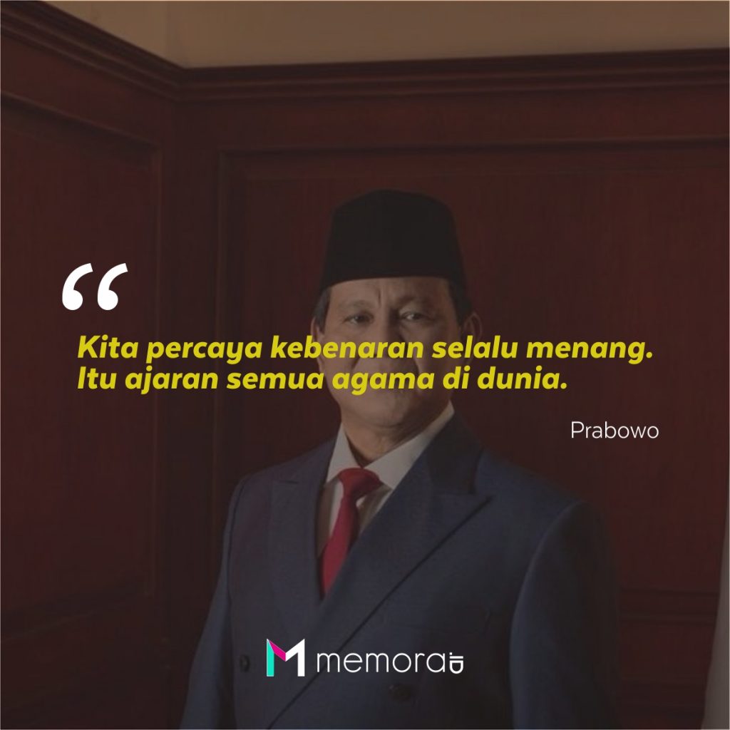 30 Kata Kata Bijak Prabowo Subianto