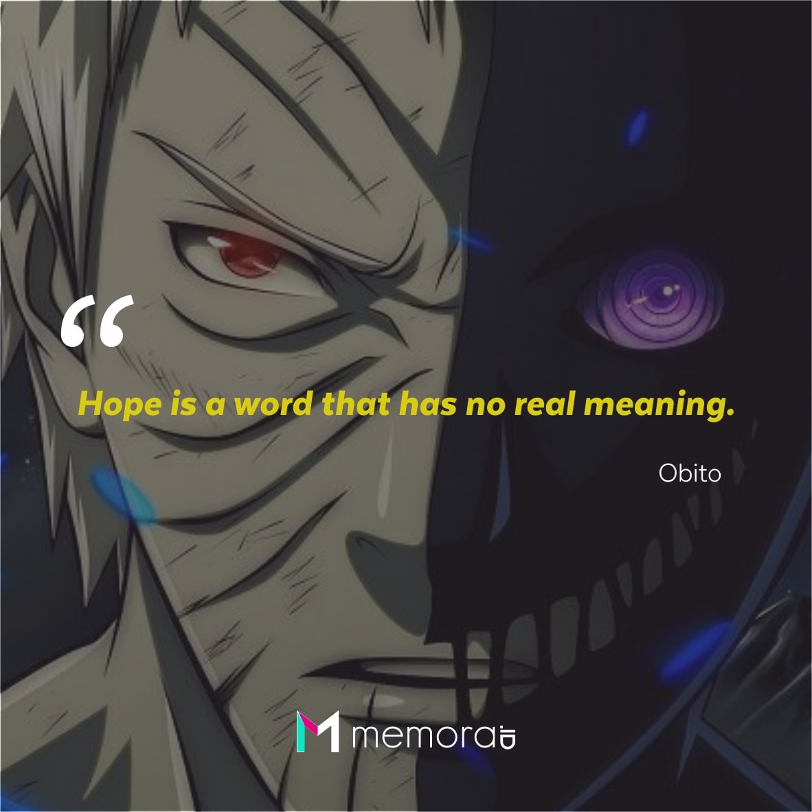 30 Quotes by Obito Uchiha on the Naruto, Nothing More Than Trash