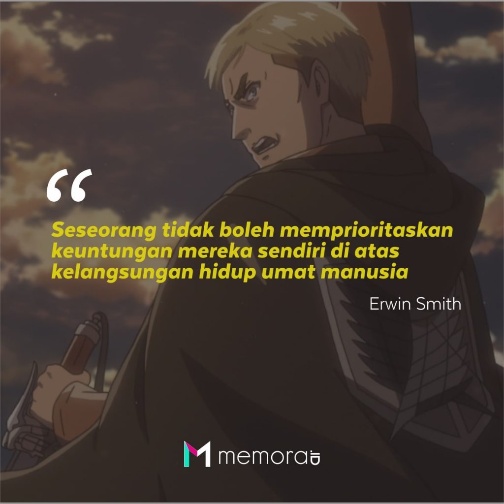 Kata-Kata Mutiara Erwin Smith