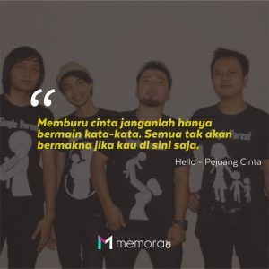 32 Kata-Kata Mutiara Hello Band Dari Lirik Lagu, Pelantun Ular Berbisa