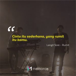 25 Kata-kata Mutiara Langit Sore dari Lirik Lagu, Cinta itu Sederhana