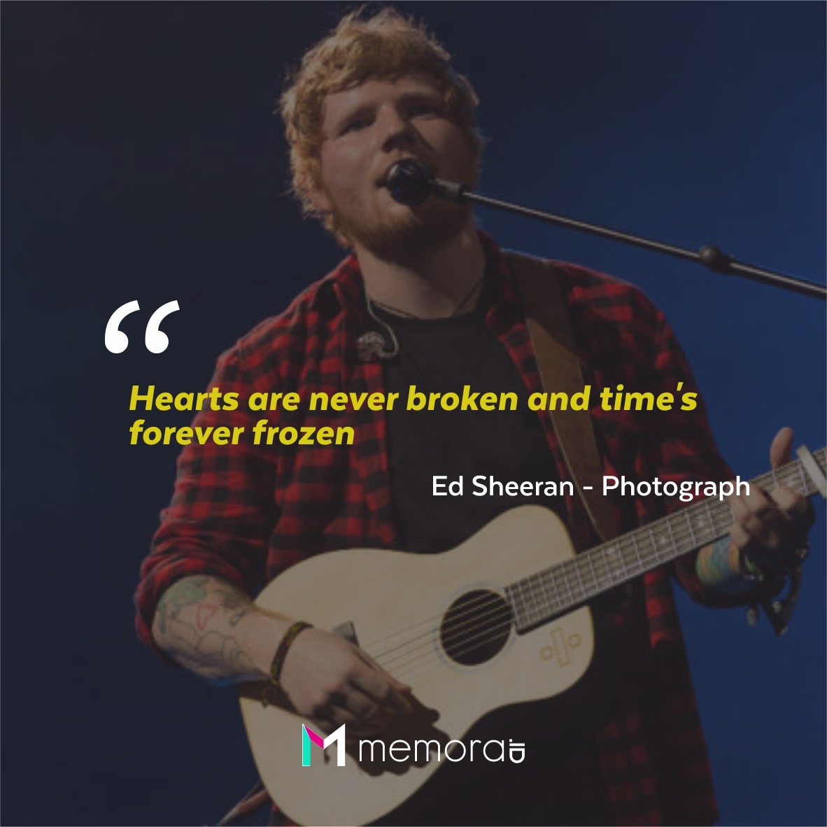 30 Quotes Kata Mutiara Ed Sheeran dari Lirik Lagu, Shape of You - Memorable With Us