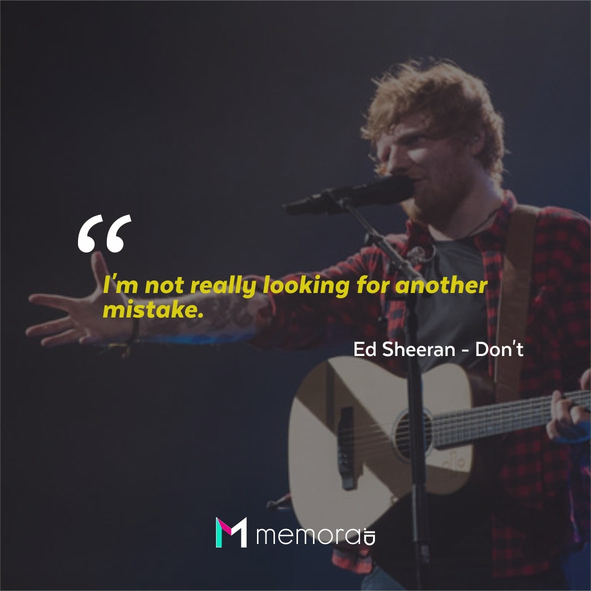 Quotes Kata Mutiara Ed Sheeran