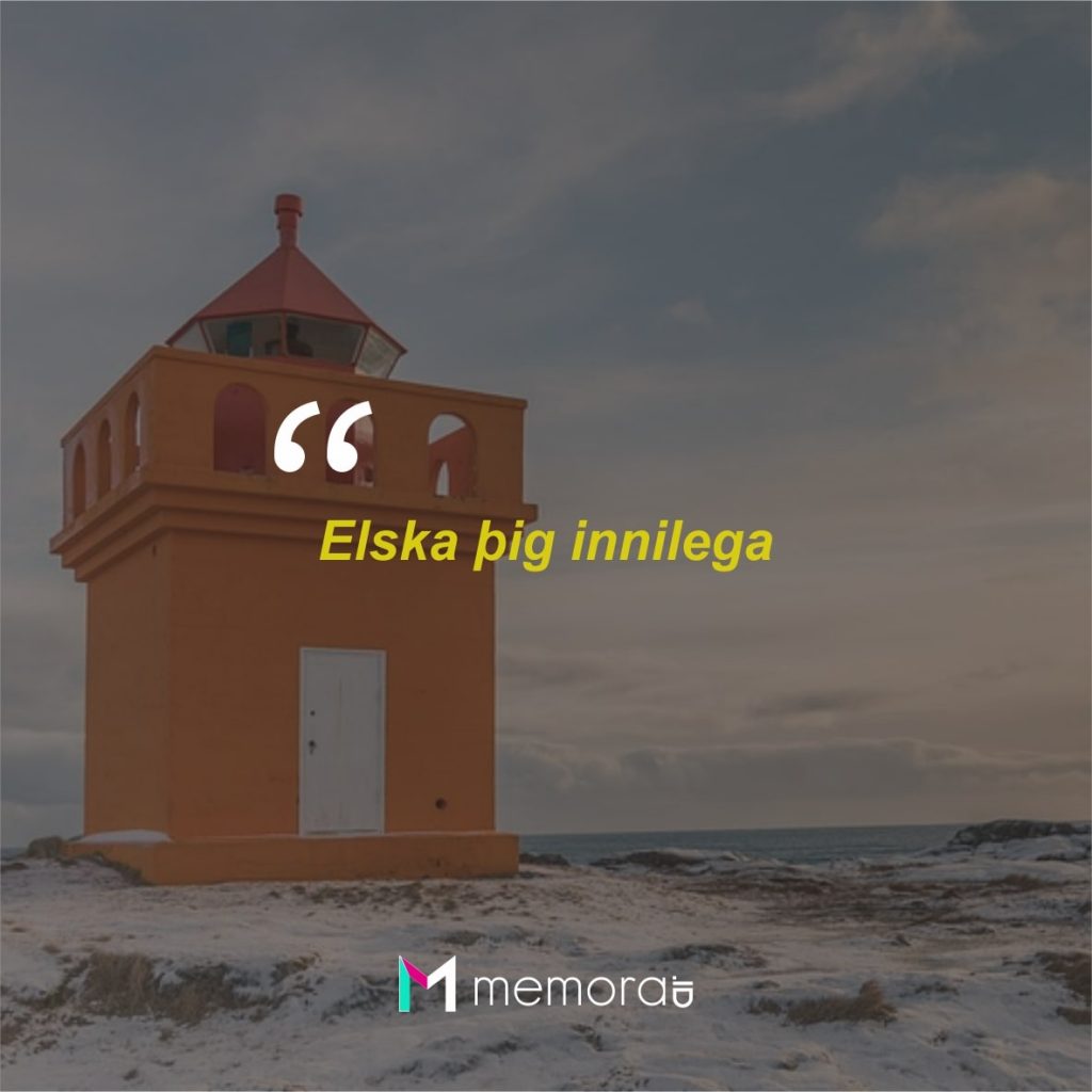 Kata-kata Cinta Romantis Bahasa Islandia