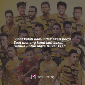 22 Kata-kata Mitra Kukar FC, Dukungan dari Suporter Naga Mekes