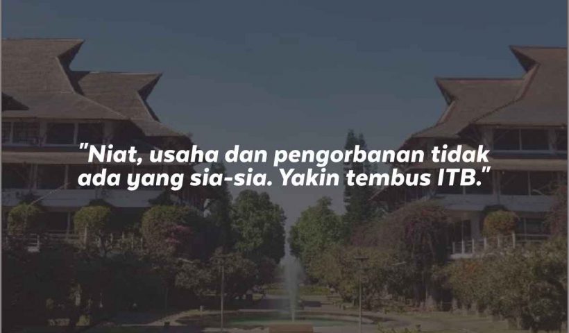 Kata-kata Motivasi ITB