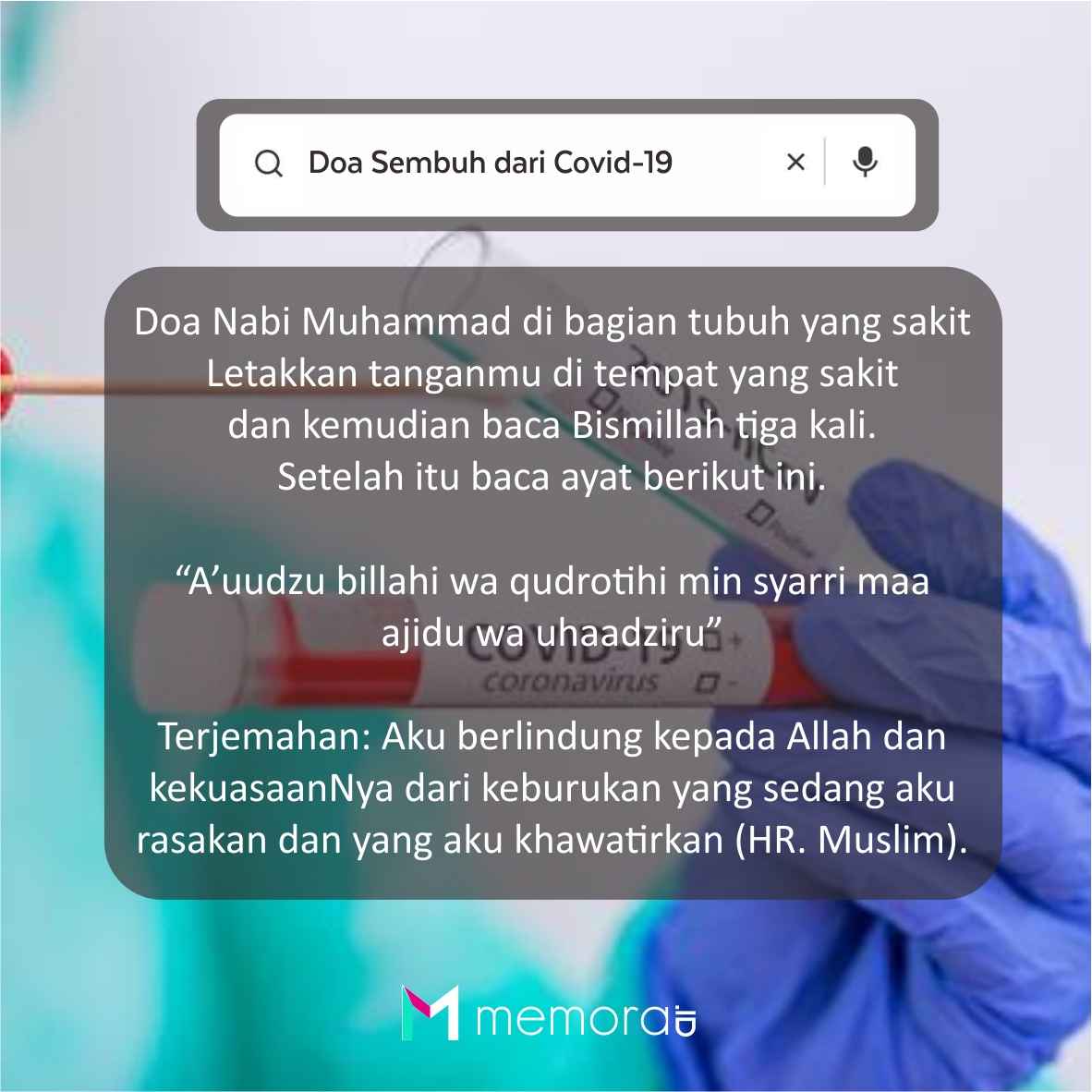 Doa sembuh Corona Covid-19