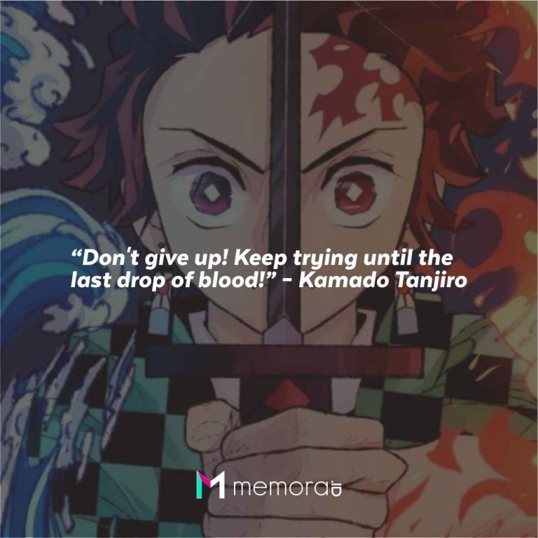 60+ Kamado Tanjiro Quotes From Anime Demon Slayer Kimetsu No Yaiba ...