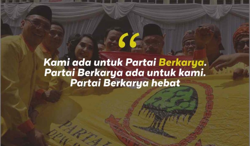 Kata-Kata Dukungan untuk Partai Berkarya