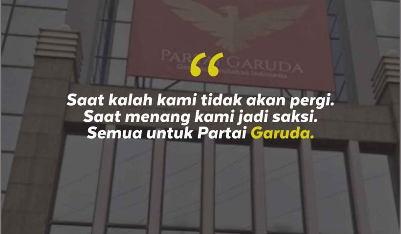 Slogan Partai Garuda