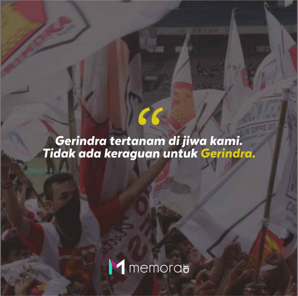 Slogan Gerindra Partai Gerakan Indonesia Raya