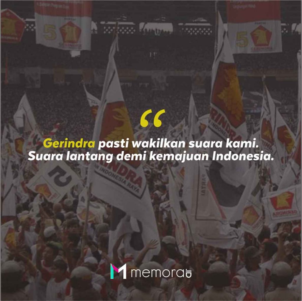 Slogan Gerindra Partai Gerakan Indonesia Raya