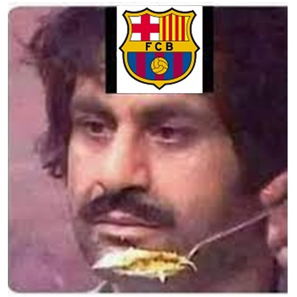 meme FC Barcelona kalah yang lucu savage