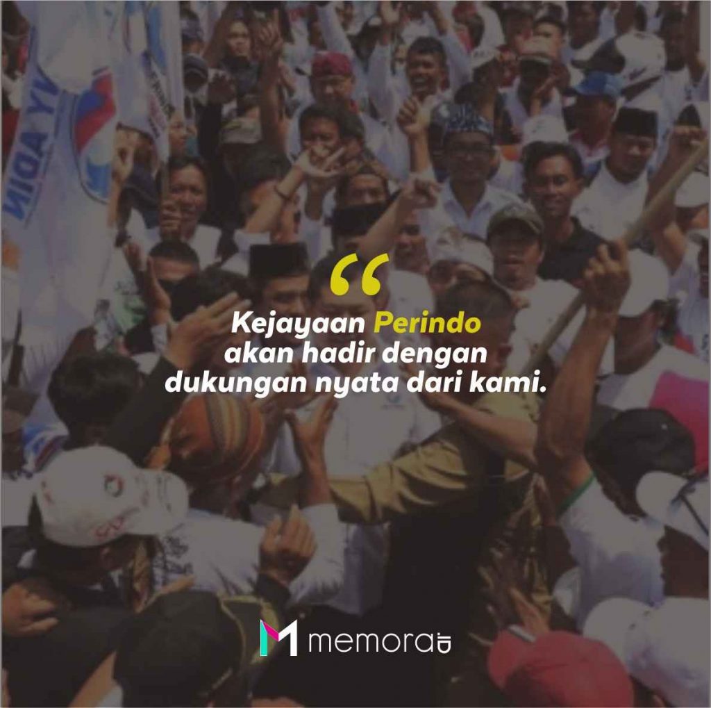 Slogan Perindo Partai Persatuan Indonesia