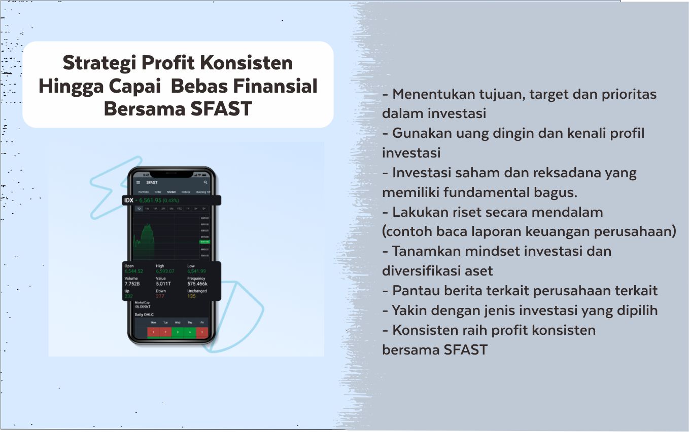 Strategi Profit Konsisten Hingga Capai Bebas Finansial Bersama SFAST