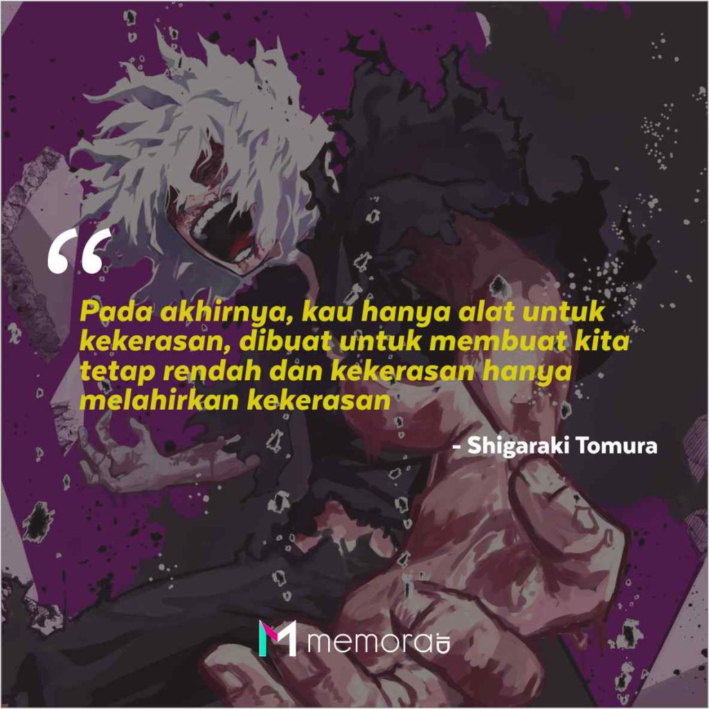 Kata-Kata Bijak Shigaraki Tomura