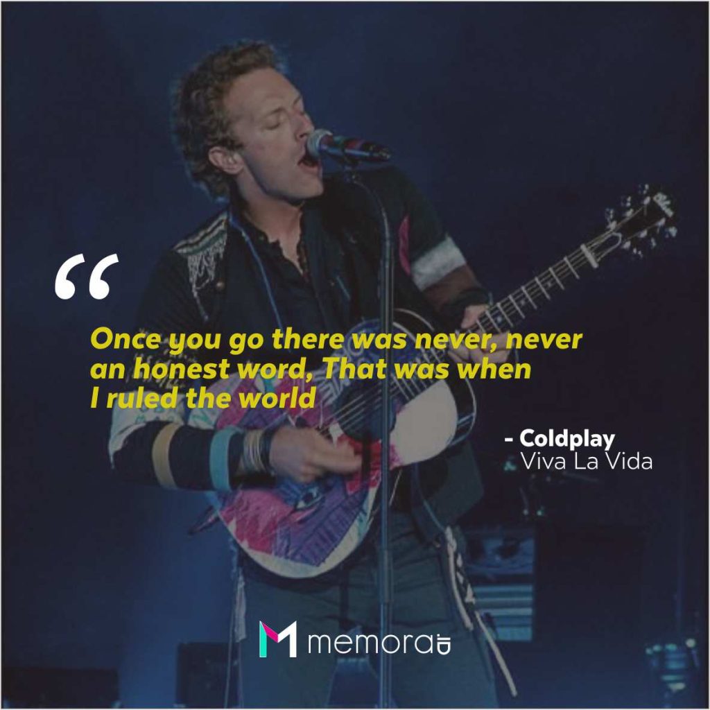 Kata-Kata Mutiara Coldplay