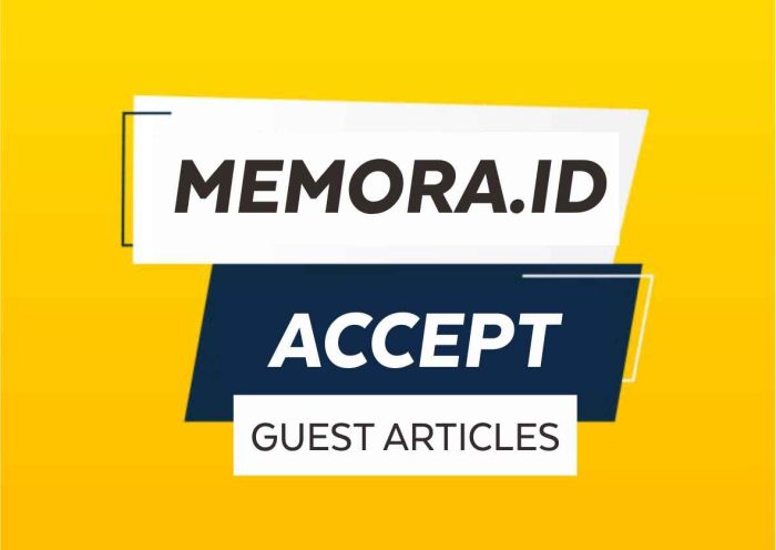 Procedures and Regulations for Guest Article Submissions at Memora.ID