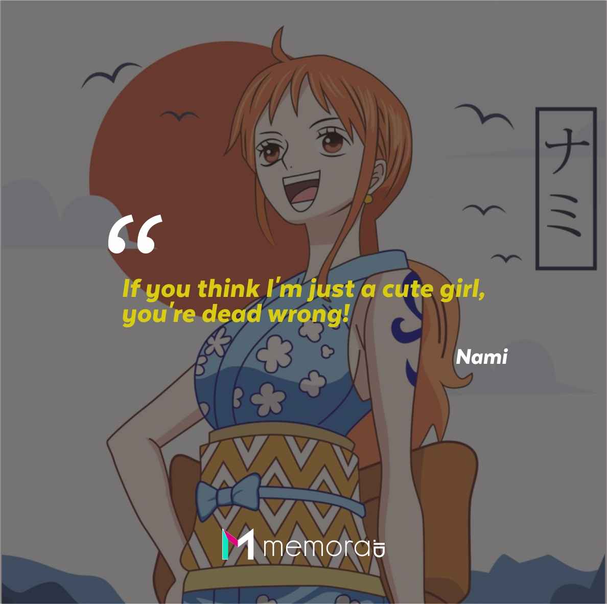 Quotes from Nami in One Piece