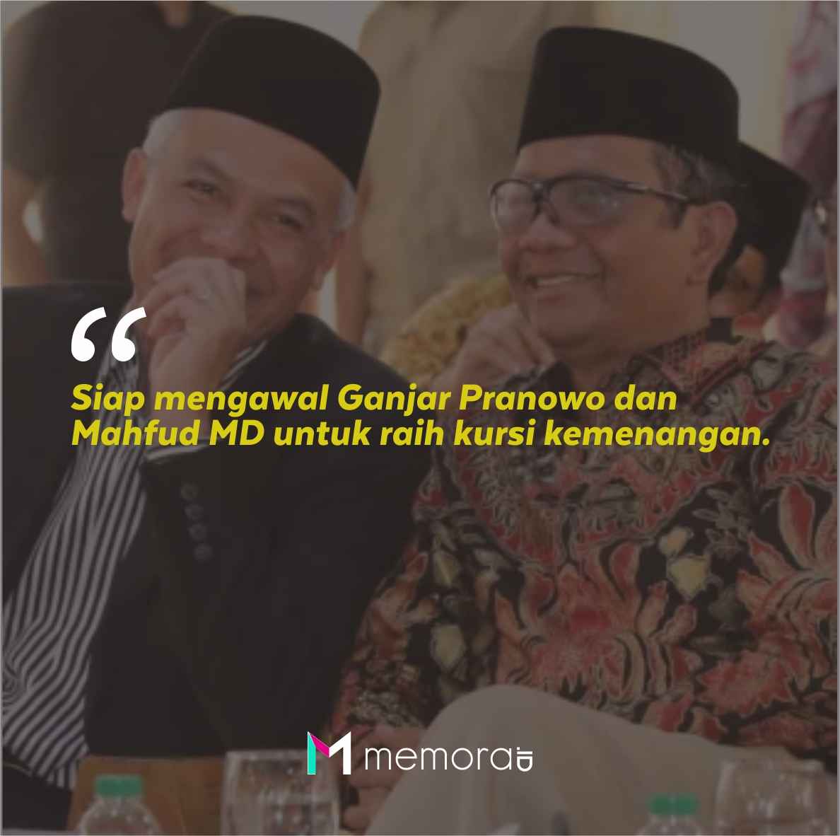 28 Kata-Kata Dukungan untuk Ganjar Pranowo dan Mahfud MD, Capres dan Cawapres Pemilu 2024